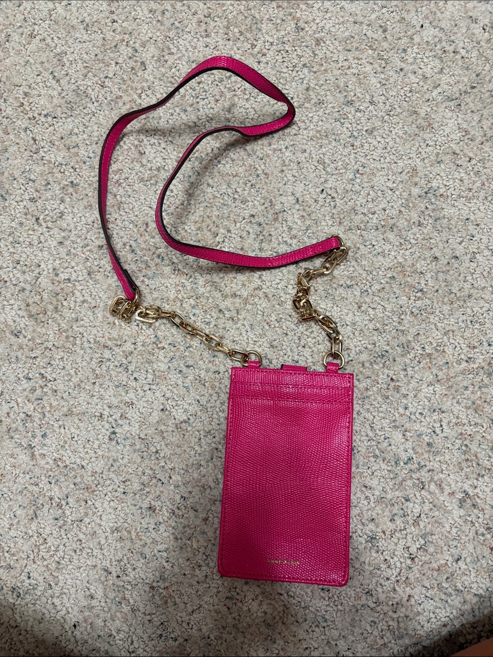 Anne Klein pink phone bag